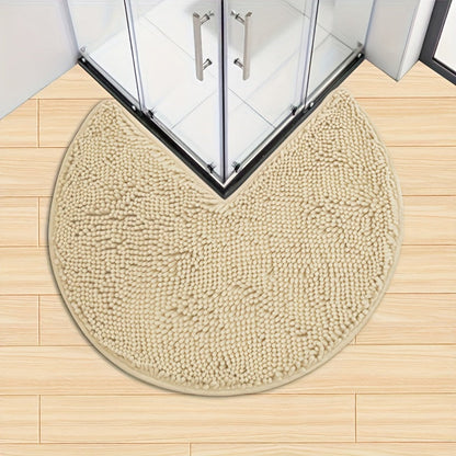 Plush Chenille Bathroom Mat - Soft & Non-Slip