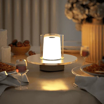 Warm LED Candle Table Lamp