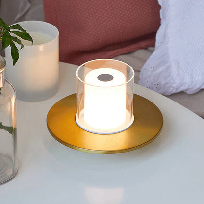 Warm LED Candle Table Lamp