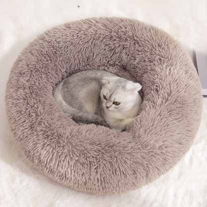 Plush Kitty Pet Bed Cushion