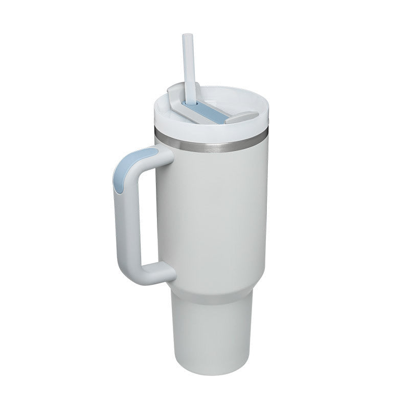 Large Insulated Tumbler Cup 40oz with Lid and Straw