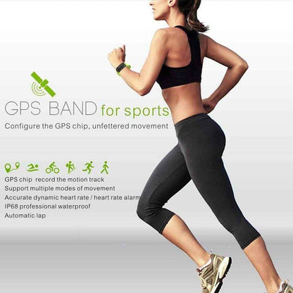 Accurate GPS Fitness Tracker Waterproof Smartwatch