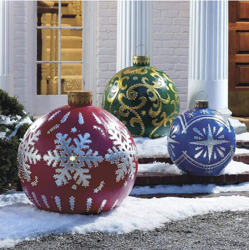 Befez | Festive Outdoor Blow Up Christmas Ball Decoration