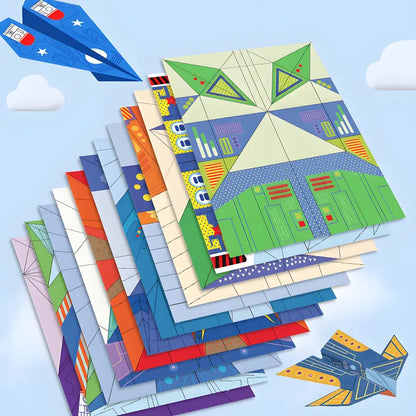 Fun Paper Airplane Kit with Easy Guide
