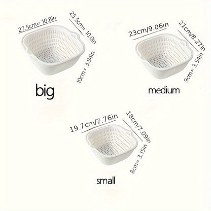 Premium Stainless Steel Sink Strainer Set of 3
