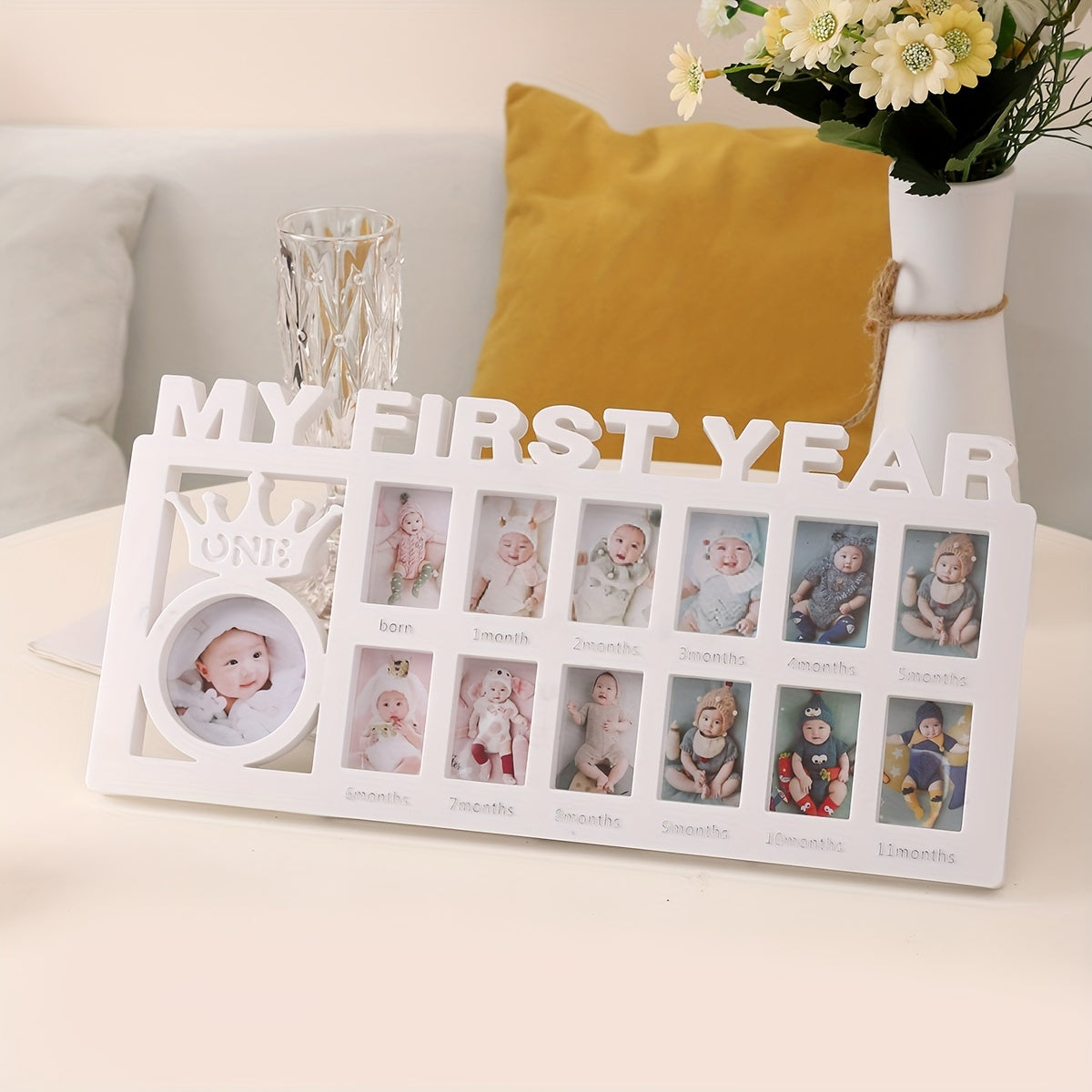 Personalized Baby Picture Frame for 12 Months - Befez