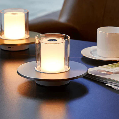 Warm LED Candle Table Lamp