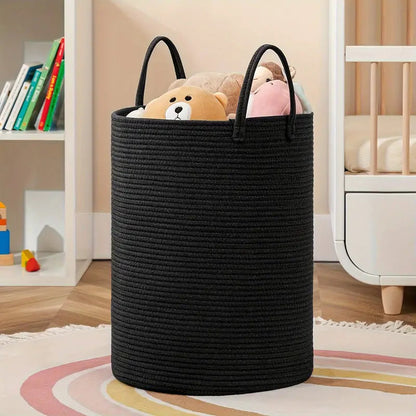 Spacious Laundry Basket with Extra Storage