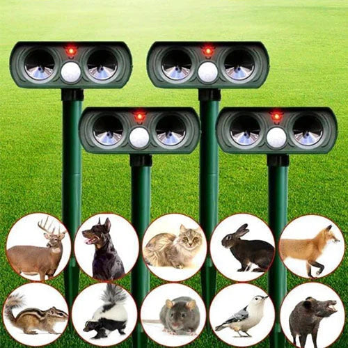 Outdoor Motion Activated Animal Repellent Ultrasonic Device