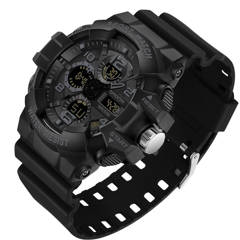 Tough Waterproof Tactical Digital Watch