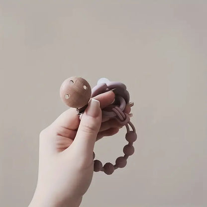 Soft Baby Pacifier Clip Chain