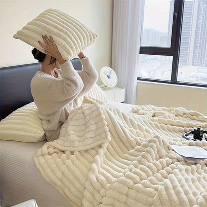 Soft Plush French Inspired Throw Blanket