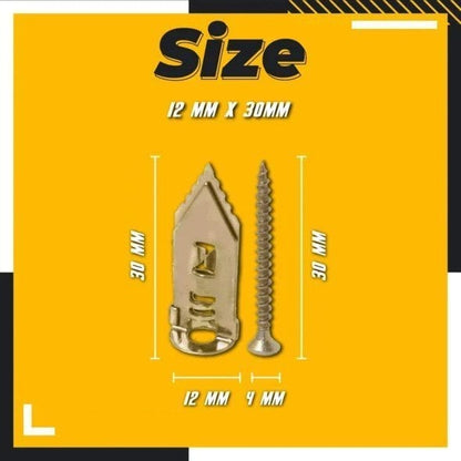 Strong Wall Anchor and Screw Set