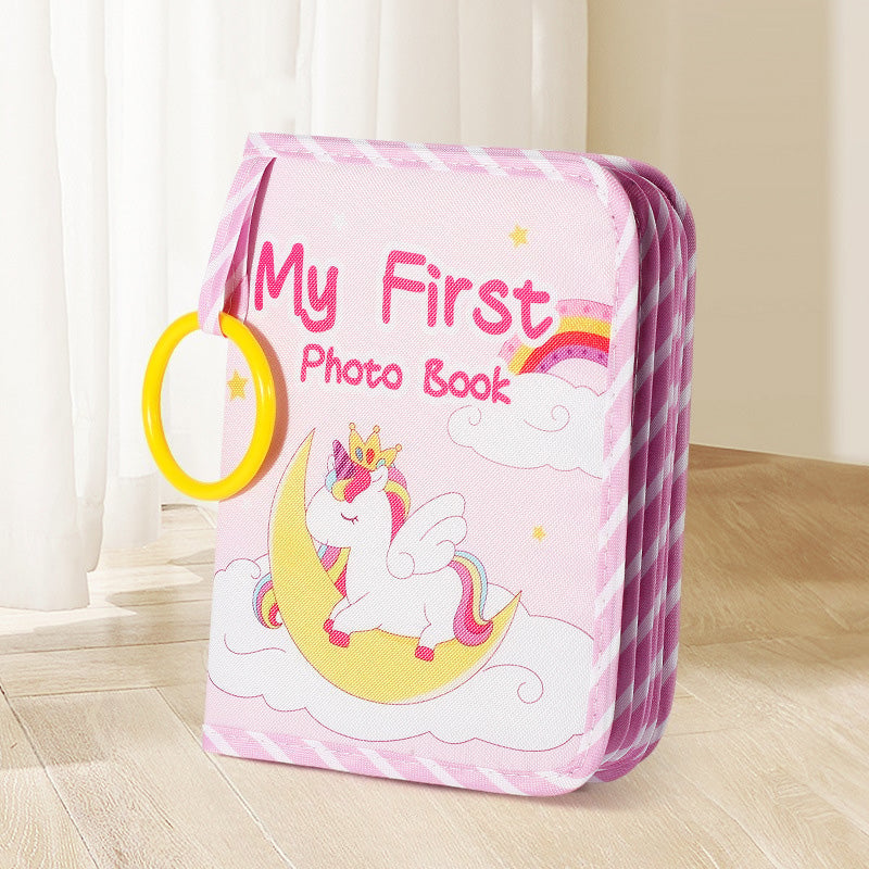 Baby's First Photo Album with Shatterproof Mirror