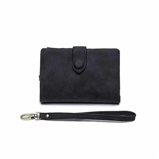 Compact Ladies Leather Fold Wallet - Befez