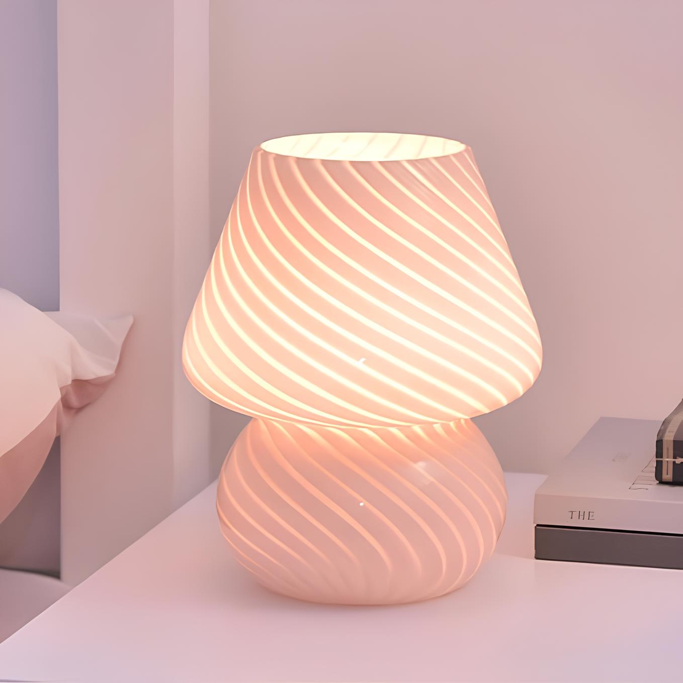 Unique Artisan Glass Table Lamp