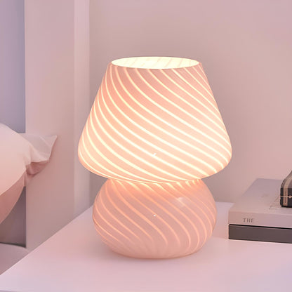 Unique Artisan Glass Table Lamp