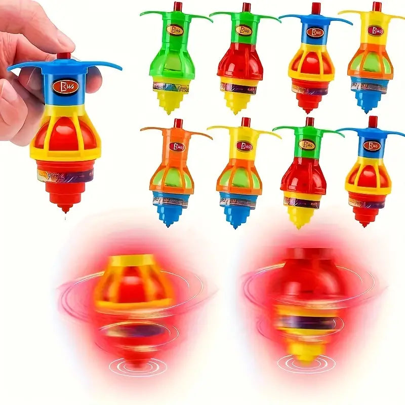 Colorful LED Spinning Top Toy - Befez