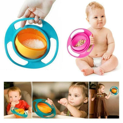 Easy Feed Spill Proof Rotating Bowl