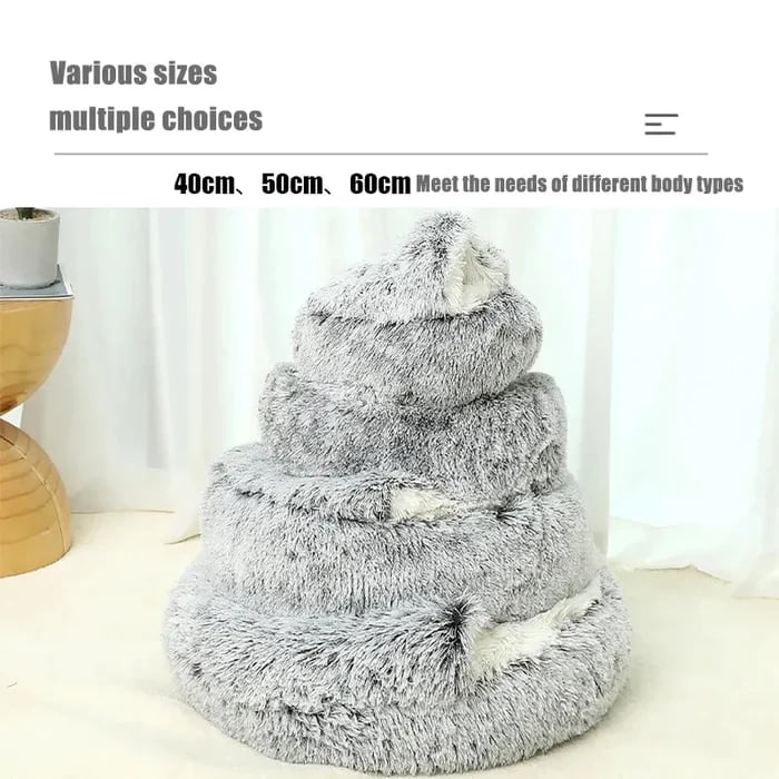 Calming Pet Bed for Stress Relief