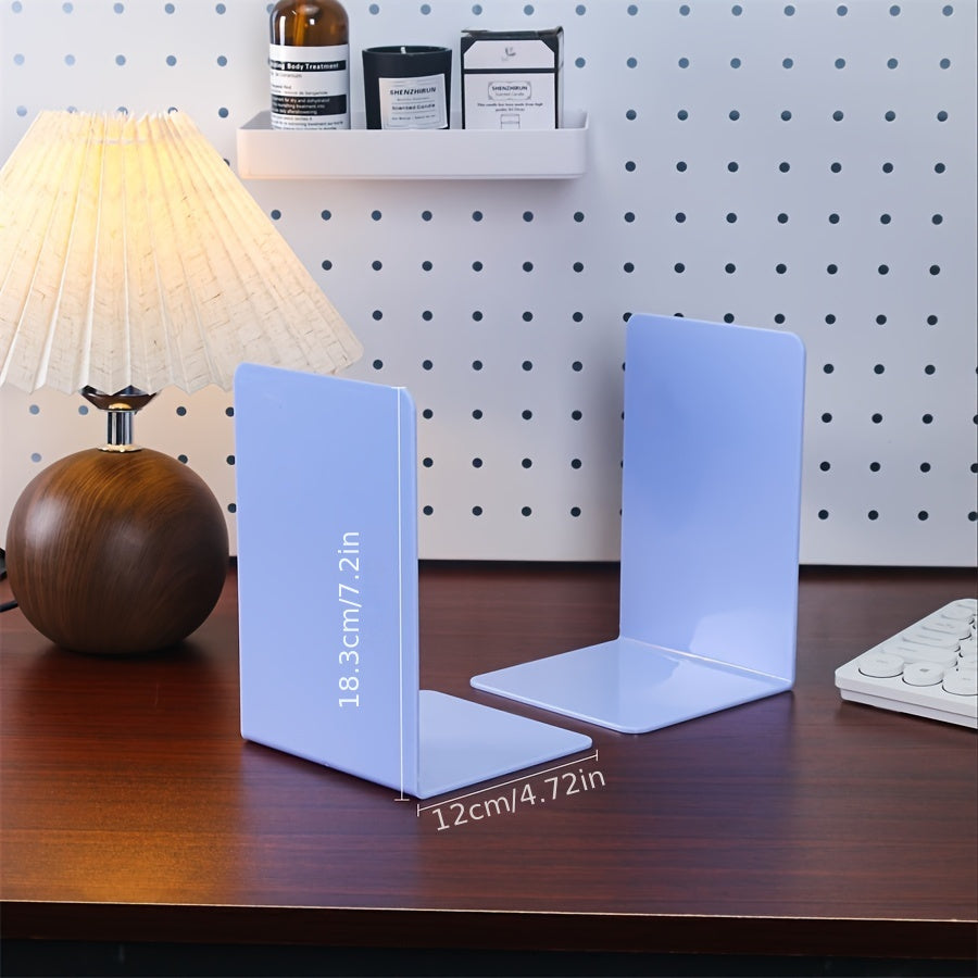 Transparent Acrylic Book Ends Set of 2