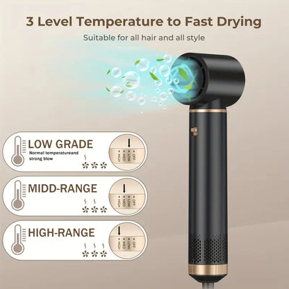 Versatile 5-in-1 Hair Styler Kit - Dryer, Curler, Straightener