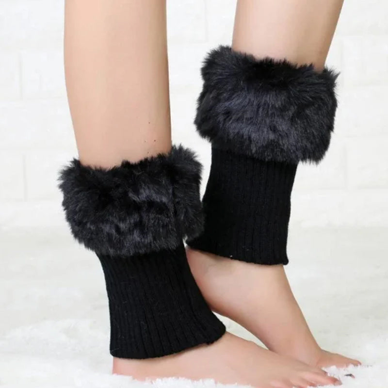 Cozy FurryLegs - Soft, Warm and Stylish Winter Leg Warmers