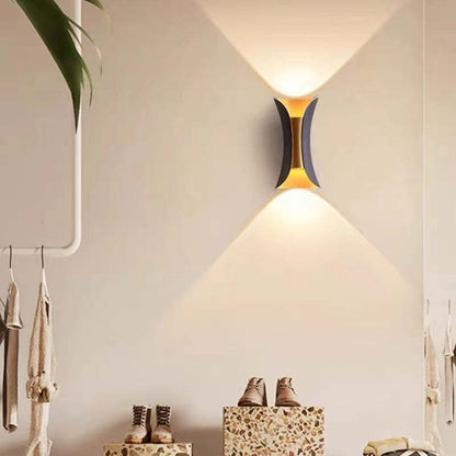 Stylish Metal Exterior Wall Light