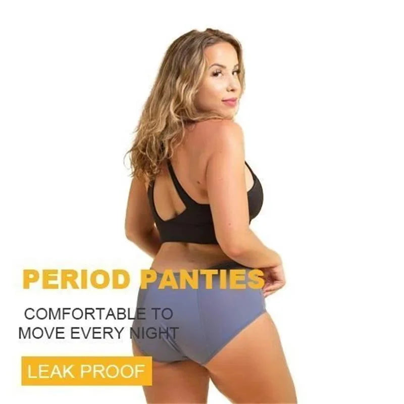 Comfortable Waterproof High Waisted Briefs Plus Sizes