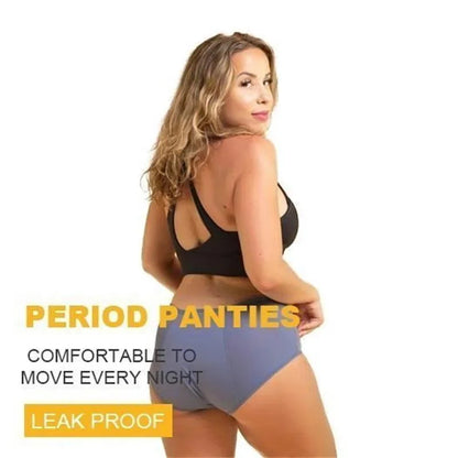 Comfortable Waterproof High Waisted Briefs Plus Sizes