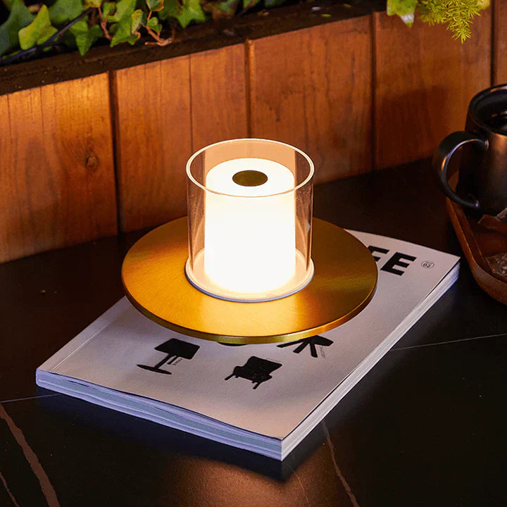 Warm LED Candle Table Lamp