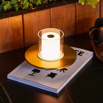 Warm LED Candle Table Lamp