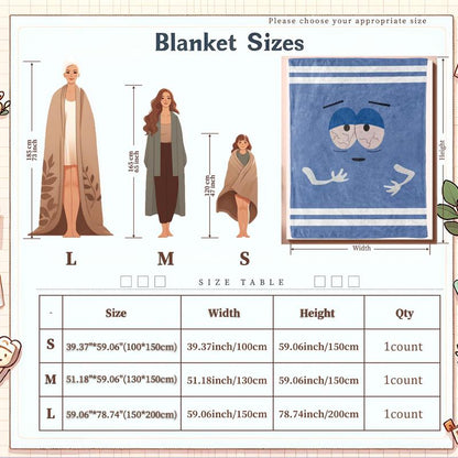 Cozy Plush Animated Throw Blanket