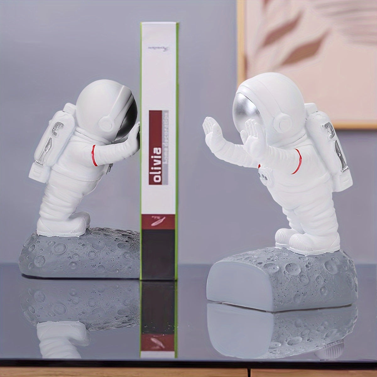 Galaxy Bookends for Space Decor