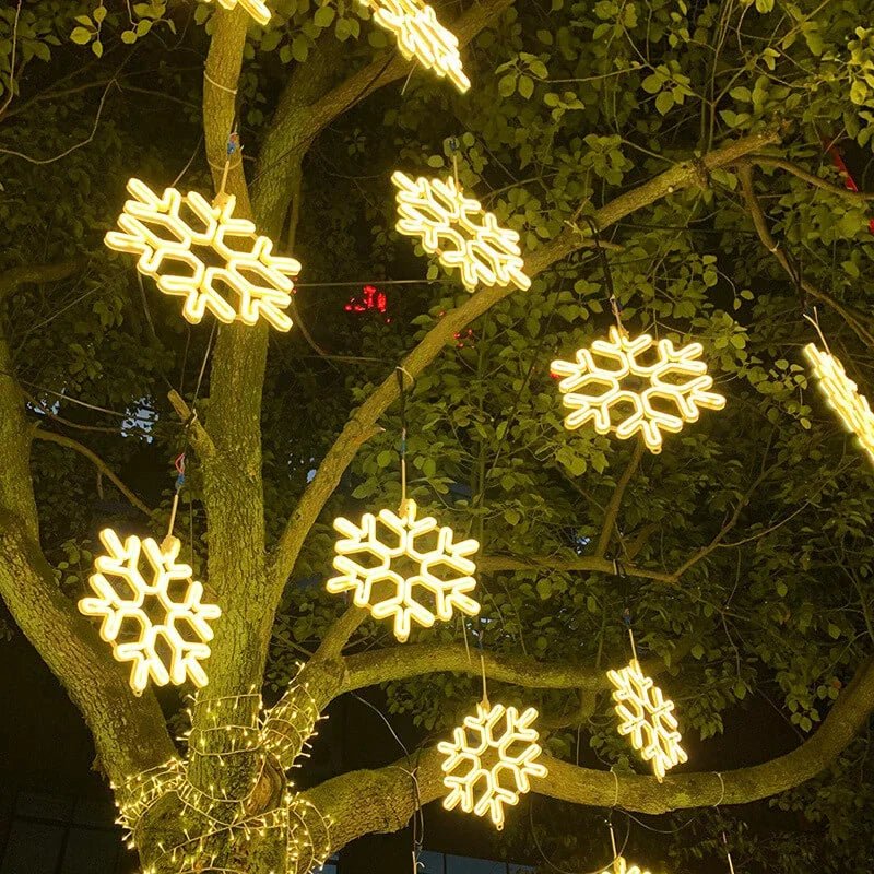 Winter Wonderland Snowflake LED Lamp