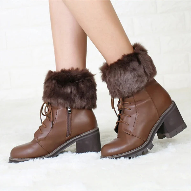Cozy FurryLegs - Soft, Warm and Stylish Winter Leg Warmers