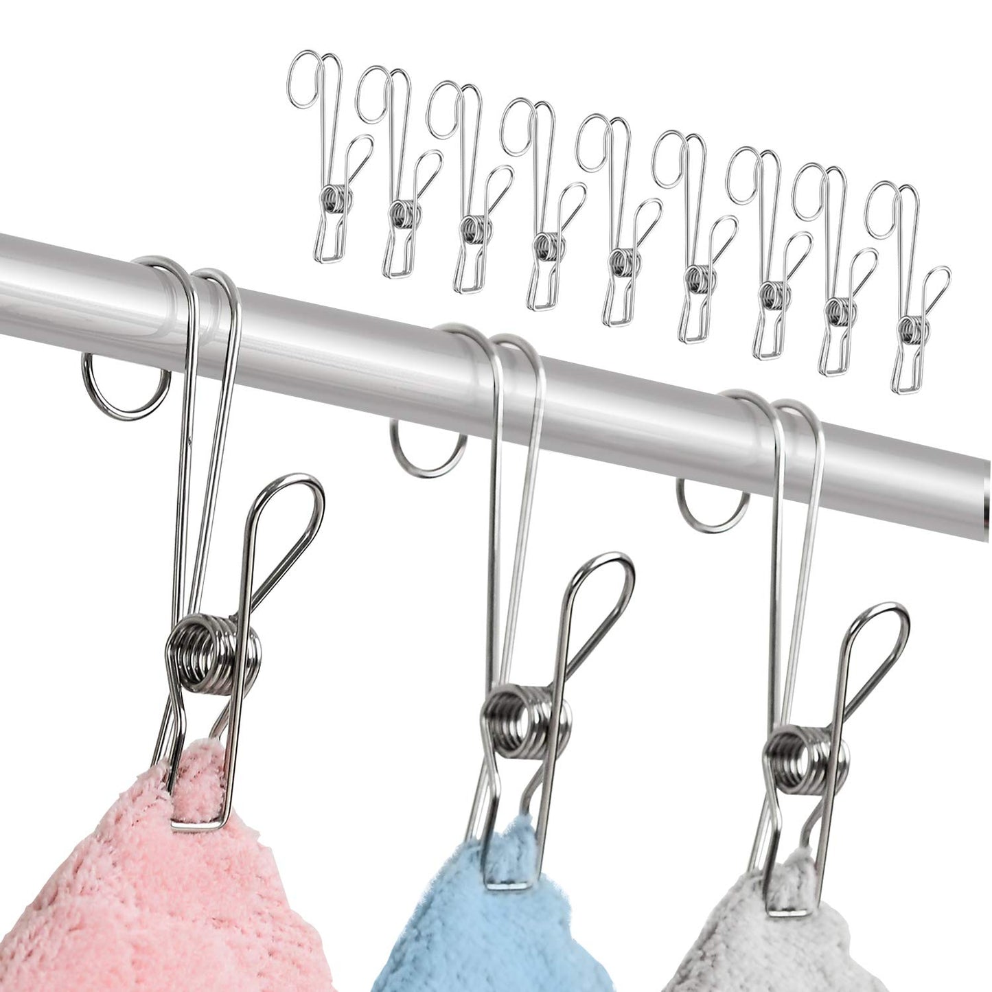 Durable Metal Wall Mount Clip with Hook