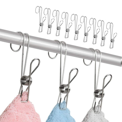 Durable Metal Wall Mount Clip with Hook