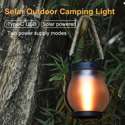 Warm Ambient Solar Flame Light