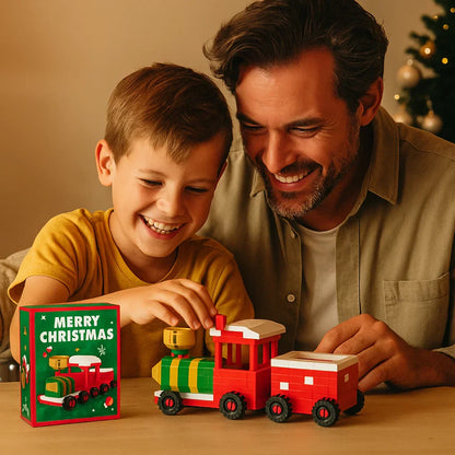 Colorful Kids Christmas Figurine Building Blocks Set