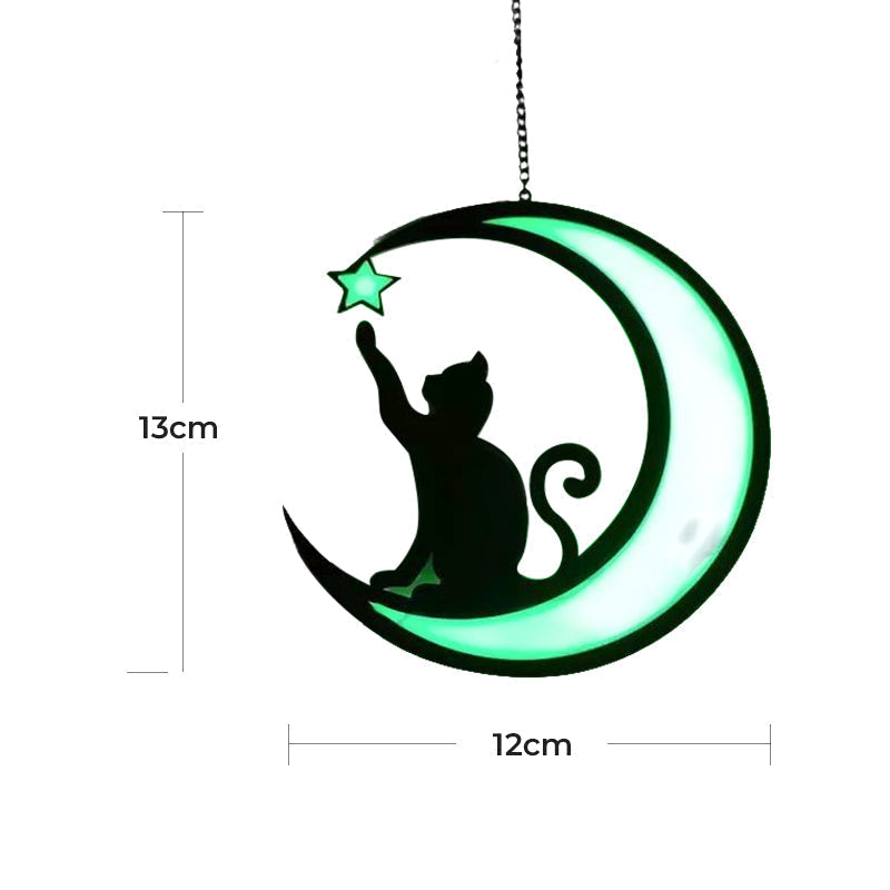 Cute Cat Acrylic Pendant Necklace