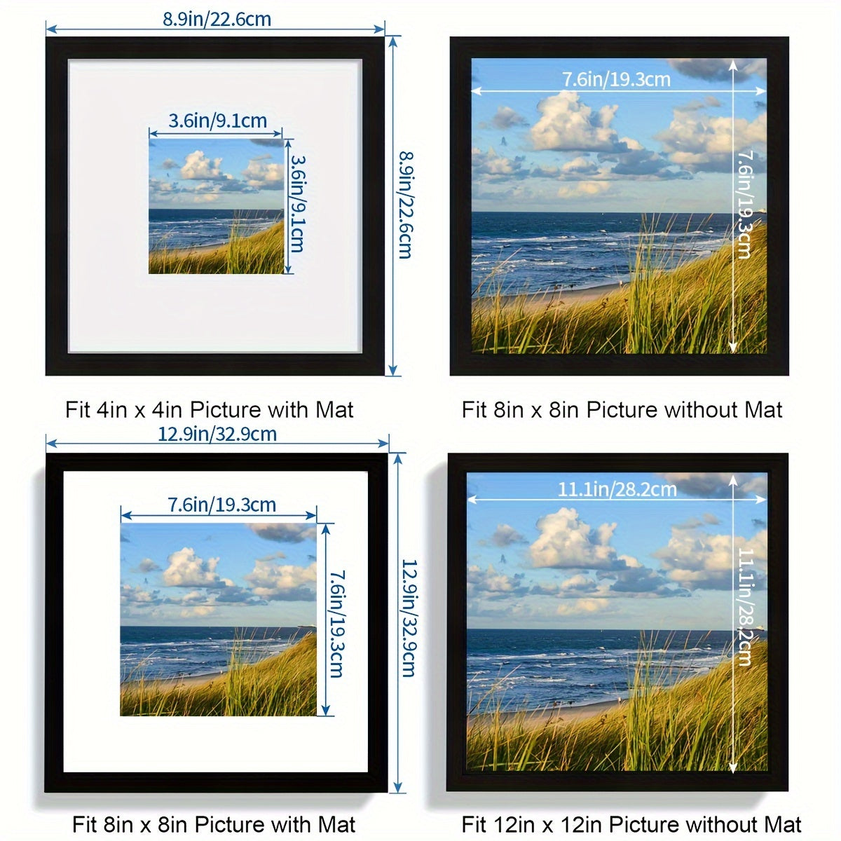 Decorative Wooden Picture Frame Set