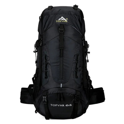 Durable 65L Water Resistant Hiking Backpack