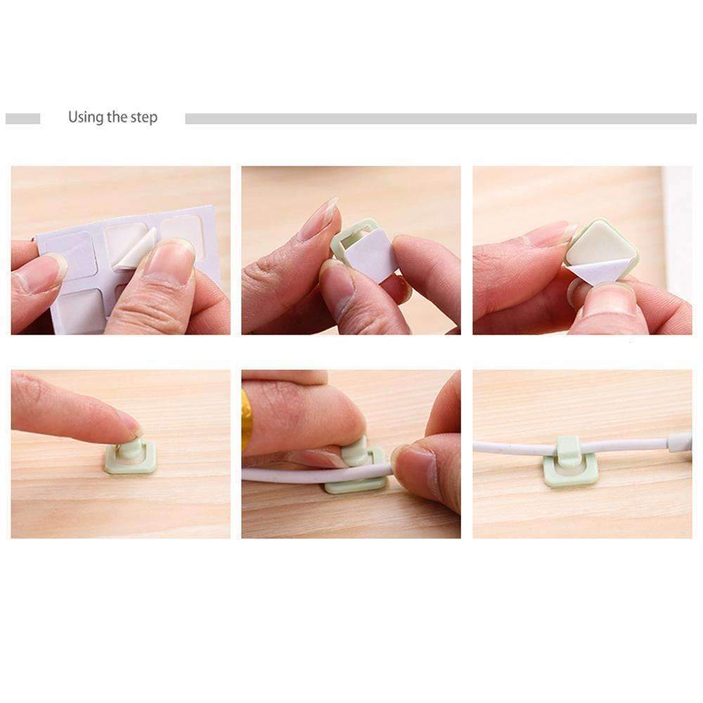 Easy Cable Management Clip Organizer