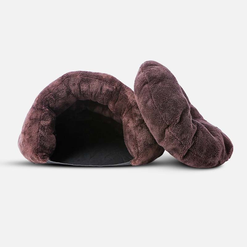 Plush Dog Hideaway Bed