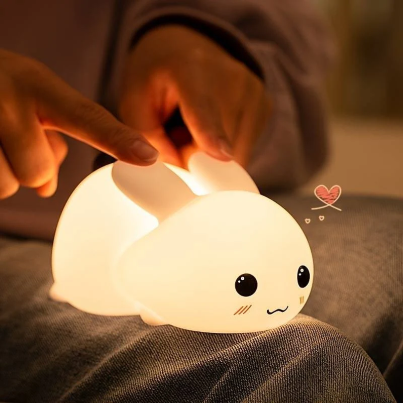 Soft Bunny Nightlight for Kids Bedtime