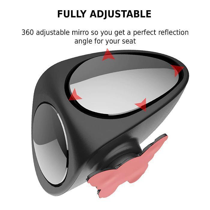 Wide Angle Blind Spot Car Mirror