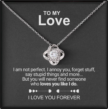 Forever Love Memorial Locket Necklace Set