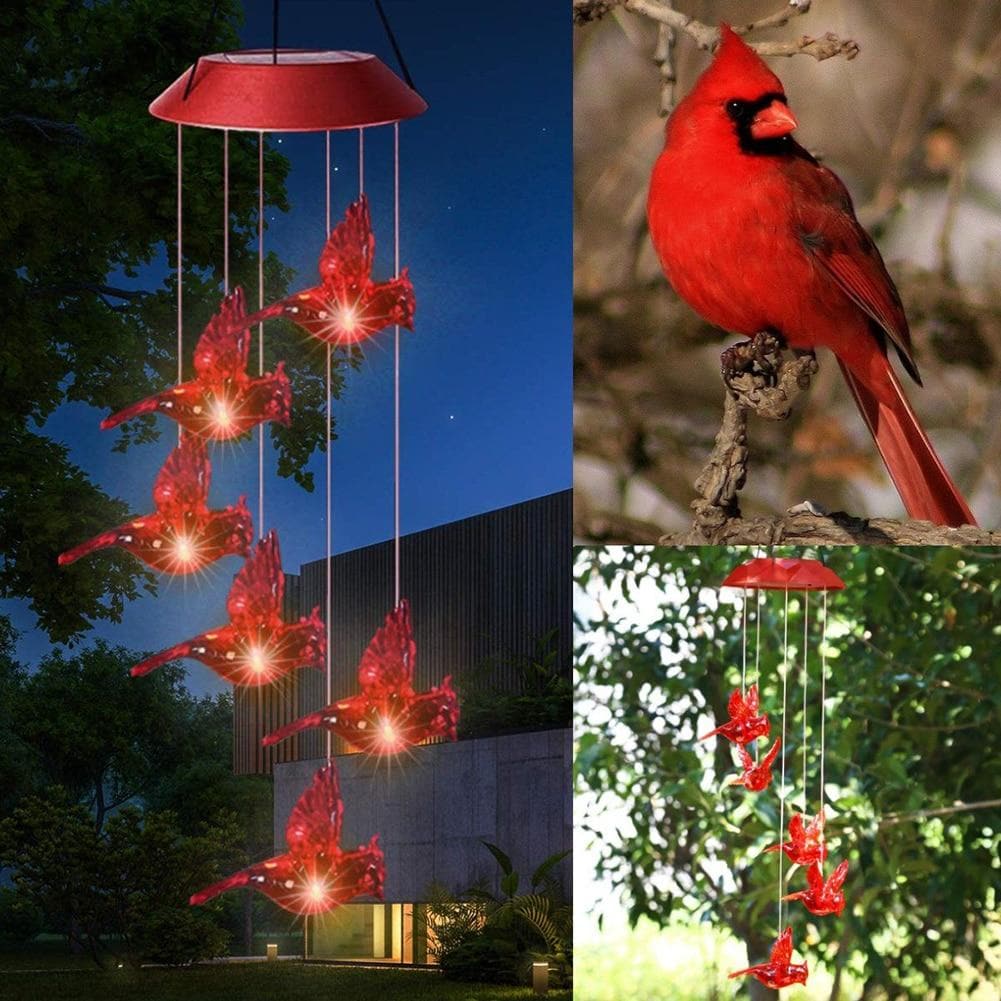 Colorful Solar Powered Wind Chime Light - Befez