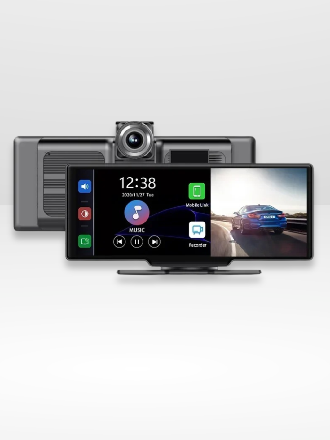 Large 10.1 Wireless CarPlay Touchscreen Display